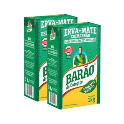 Afbeelding van Native Mate Barão de Cotegipe to Take Chimarrão Pack 2 x 1 kg Erva Nativa Para Tomar