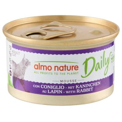 Afbeelding van Almo Nature Cat Blik Daily Menu Mousse 85 g Kattenvoer Konijn