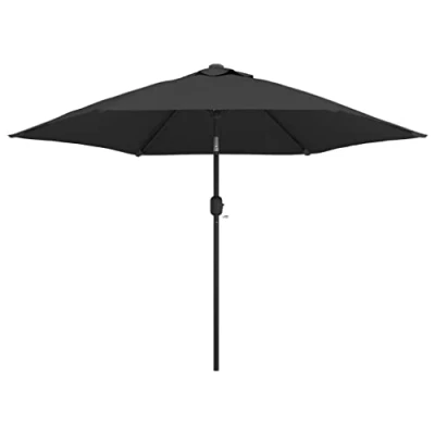 Afbeelding van Parasol met metalen paal 300 cm antraciet