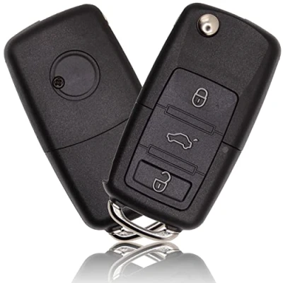 Afbeelding van FOAMO Autosleutelreparatieset met 3 knoppen, compatibel VW Volkswagen Golf 6, Seat, Skoda 3XB