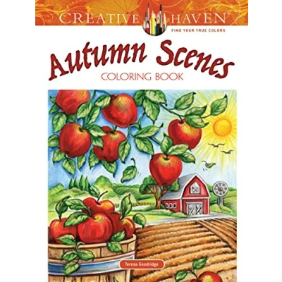 Afbeelding van Creative Haven Autumn Scenes Coloring Book