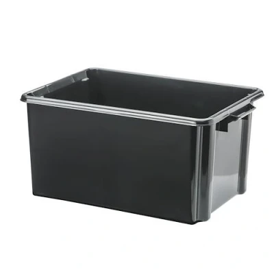 Image de Bac de rangement recyclé Cep Strata 32 litres Lot 5 Noir