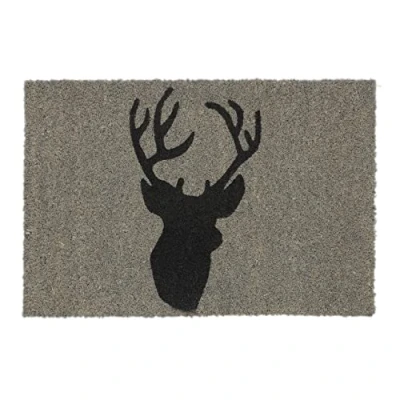 Afbeelding van Relaxdays Deurmat kokos buitenmat kokosmat antislip weerbestendig 40 x 60 cm