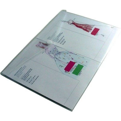 Afbeelding van EXXO HFP #91161 A3 Documentenmap Landschap model Klitsluiting Kleurloos 5 Pakken @ stuks