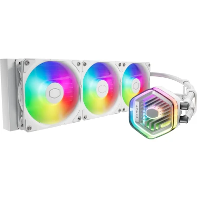 Afbeelding van Cooler Master MLX D36M A25PZ RW MasterLiquid 360 Atmos, 3x 120mm ARGB White, 690 2500 RPM ± 10%