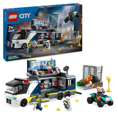 Image de LEGO® City 60418 Le laboratoire de police scientifique mobile