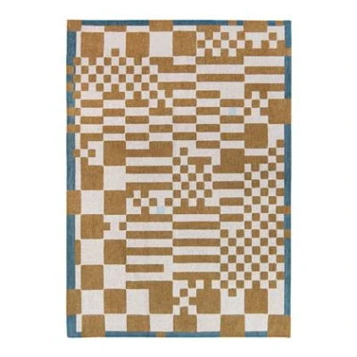 Afbeelding van Louis de Poortere Craft Chess Vloerkleed 200 x 280 cm Honey