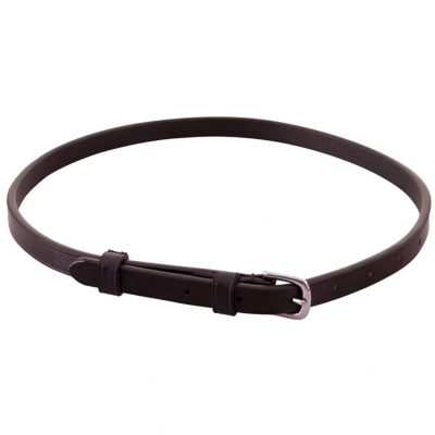 Afbeelding van BR Sperriem met Ronde Gesp Zwart/zilver Pony