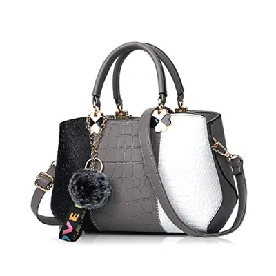 Afbeelding van NICOLE &amp; DORIS dames handtas schoudertas tassen mode retro PU lederen