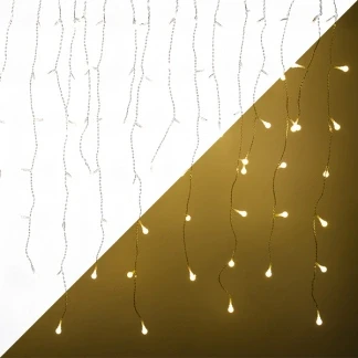 Afbeelding van IJspegelverlichting 15.1 meter Konstsmide (200 LEDs, Bolvormig, Binnen/Buiten)