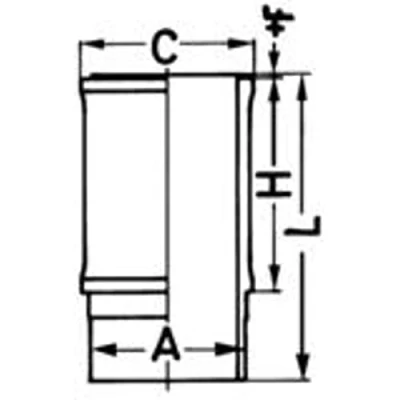 Afbeelding van Kolbenschmidt Cilinderbus/voering O ring 89645110