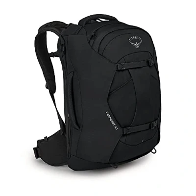Afbeelding van Osprey Farpoint 40 Backpack black Weekendtas