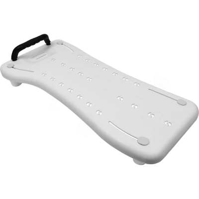 Afbeelding van Badkamer Zitplank, Badzitje voor Ouderen, Bad Hangende Plank met Handvat, Badkuip Zitten Ruwe Oppervlakte, Bathtub Board Seat, Zitplank