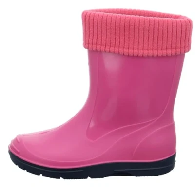 Afbeelding van Beck Warmfutter Basic Regenlaarzen voor kinderen, Maat: 22, Pink Kunststof