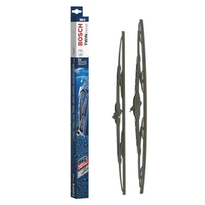 Image de Bosch Balai d&#039;essuie glace conventionnel Twin Spoiler 582S, Longueur: 550mm/530mm − 1 paire de balais avant