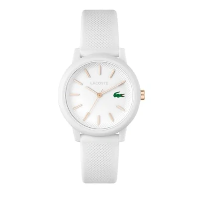 Image de Lacoste Montre Analogique à Quartz pour femme avec Bracelet en silicone Blanc 2001211