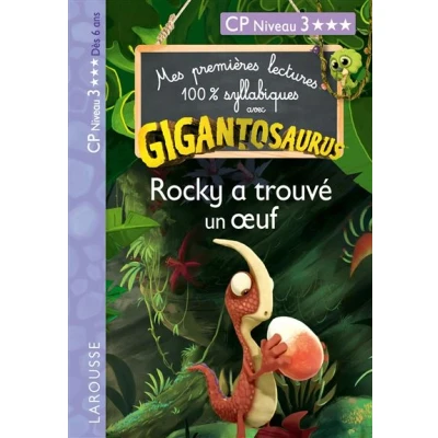 Image de GIGANTOSAURUS 1ères lectures CP n 3 Rocky a trouvé un oeuf