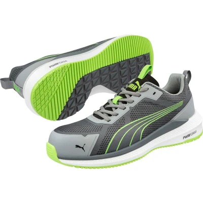 Afbeelding van PUMA SLIDE ESD S1PS veiligheidsschoen laag (grijs/groen) 900 13260 6453 42