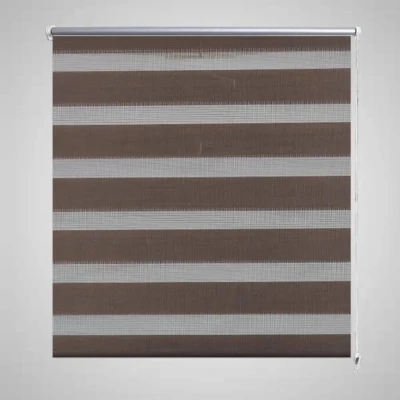 Afbeelding van Duo rolgordijn 120 x 175 cm koffiebruin