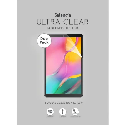 Afbeelding van Selencia Screenprotector Geschikt voor Samsung Galaxy Tab A 10.1 (2019) Duo Pack Ultra Clear tablet