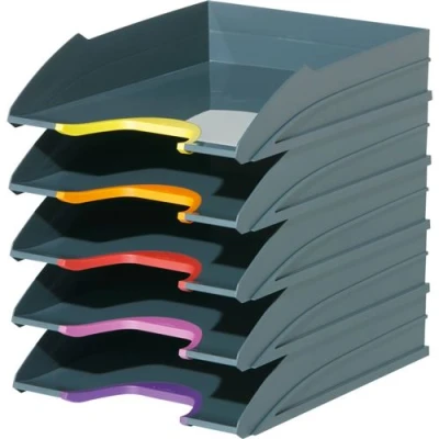Image de DURABLE kit de bac à courrier VARICOLOR, gris / couleurs