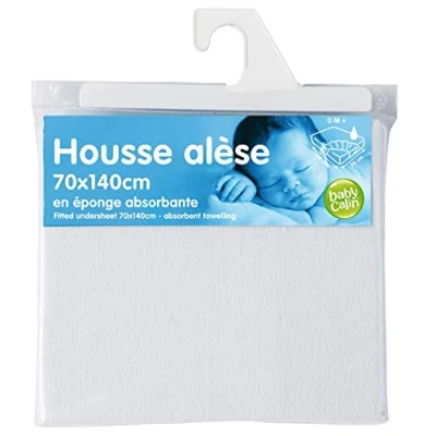 Image de BABYCALIN Housse Alese Pricalin 70 x 140 cm en Eponge