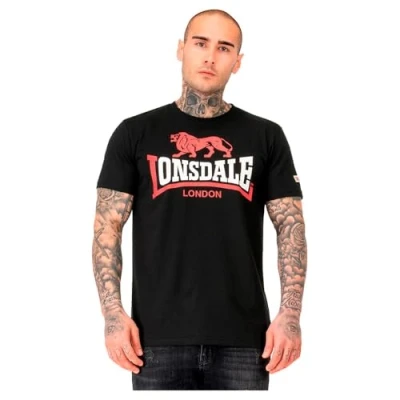 Afbeelding van Lonsdale Heren T shirt normale pasvorm LEEUW TWEE TOON