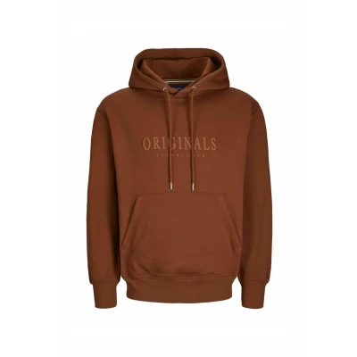 Afbeelding van Jack &amp; Jones Jorfrederiksberg Hoodie, Heren, Maat: Small, Brown