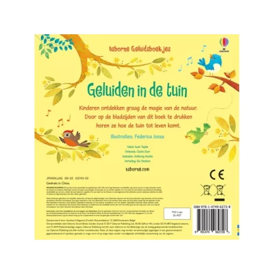 Afbeelding van Geluidsboekje Geluiden in de tuin