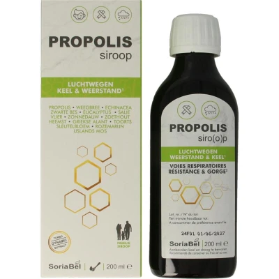 Afbeelding van Soria Natural Propolis Hoestsiroop 200ML