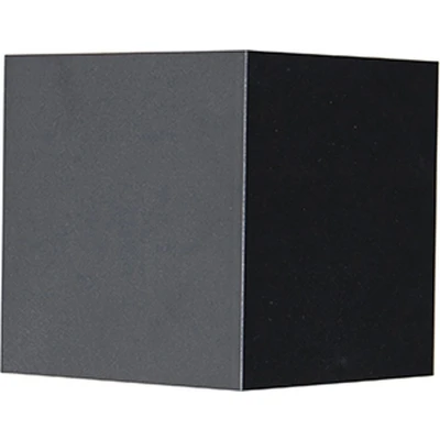 Afbeelding van QAZQA Buiten wandlamp zwart met goud incl. LED 2 lichts IP54 Edwin
