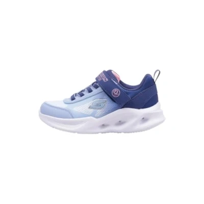 Afbeelding van Skechers Light UP SOLA GLOW Sneakers laag voor kinderen, Maat: 34, Navy/light blue Textiel/ synthetisch