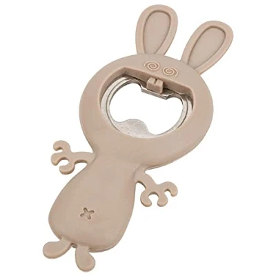 Afbeelding van NAVA Misty flesopener, 10,5 x 4,5 cm, haas, siliconen voor capsules