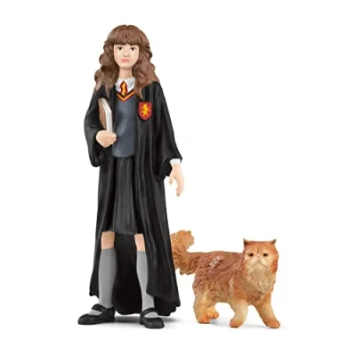 Afbeelding van Figurenset Harry Potter Hermione &amp; Crookshanks