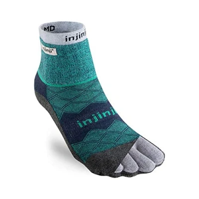 Afbeelding van Injinji Liner + Runner Mini Crew heren, Moeras