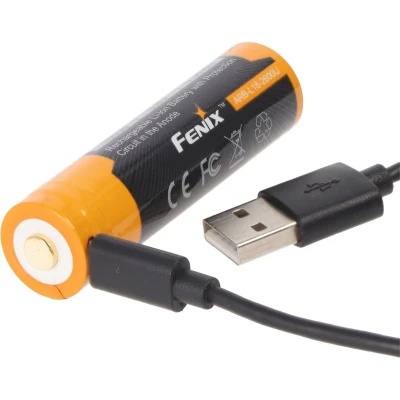 Afbeelding van Li ionbatterij 18650, meervoudig beveiligd met USB oplaadfunctie, 70x18,6 mm 1 stuk AccuCell AccuSafe