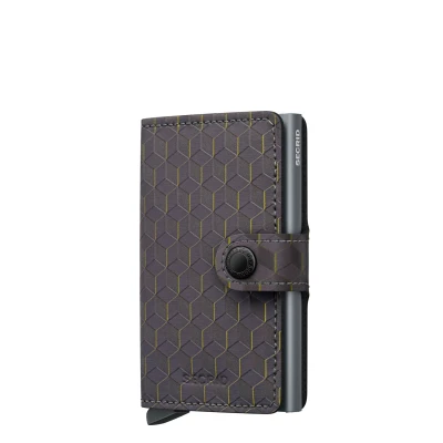 Afbeelding van Secrid Miniwallet Optical grey yellow