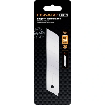 Afbeelding van Fiskars CarbonMax reserve afbreekmes 25 mm 5 stuks 1027233