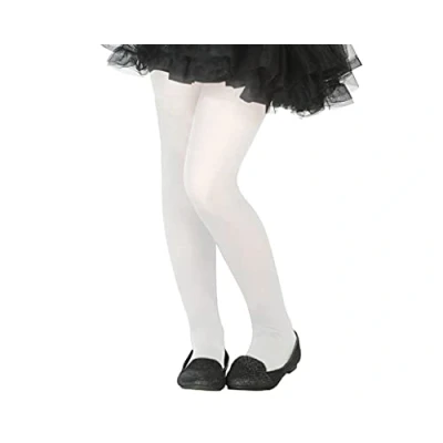 Afbeelding van Witte verkleed panty voor kinderen
