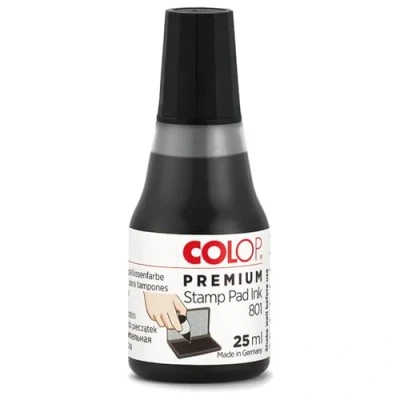 Image de Colop 801 stamp pad ink 25ml black 819765