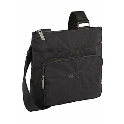 Afbeelding van camel active MIT Reissverschluss AM Hauptfach Schoudertas, Heren, Maat: Small, Black