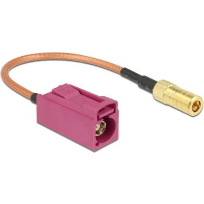 Afbeelding van Fakra H (v) SMB (m) adapter kabel RG316 50 Ohm / transparant 0,15 meter