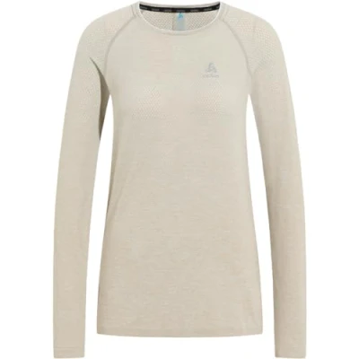 Afbeelding van ODLO CREW NECK Essential Longsleeve, Dames, Maat: Large, Silver cloud