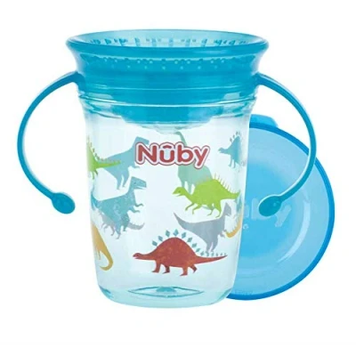 Image de nuby tritan gobelet magique 360 avec anses aqua 240 ml