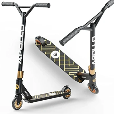 Afbeelding van Apollo Genius Pro 4.0 Semi Stuntstep met ABEC 9 kogellagers, fun scooter, kick trick freestyle step