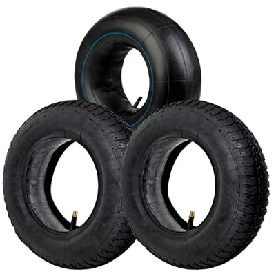 Afbeelding van SPARES2GO 3,50 x 8 wiel kruiwagen scooter trolley aanhanger 2 binnenband 3