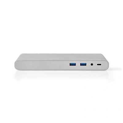 Image de Nedis CCTB64991AL02 Station d&#039;accueil USB C VGA HDMI DP GigE