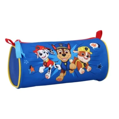 Afbeelding van mybagstory Pennenetui Paw Patrol Kind School Basisschool Kleuterschool Kinderkamer Etui voor jongens Maat 21 cm, Blauw, Klassiek, klassiek