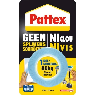 Afbeelding van Plakband Pattex Supermontage 20kg binnen