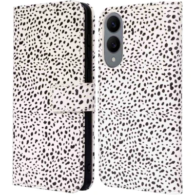 Afbeelding van imoshion Design Bookcase voor de Samsung Galaxy S25 Edge Desert Dots